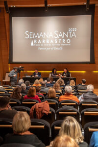 Presentación de la Semana Santa de Barbastro 2022 en Bodega SOMMOS